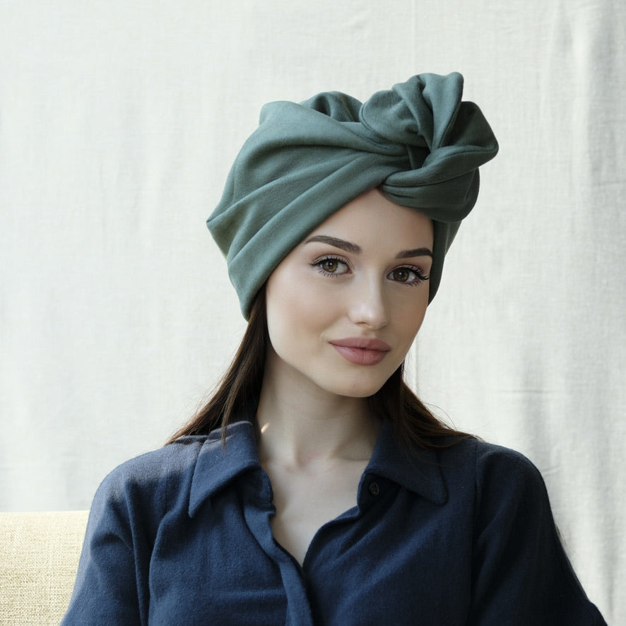 Suede Embrace -Turban