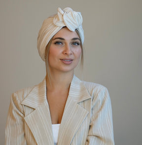 Shine Off White-Turban