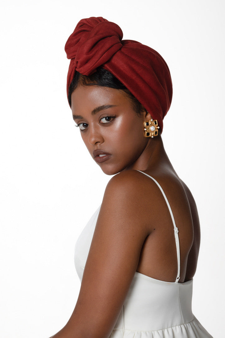 Rustic Garnet-Turban