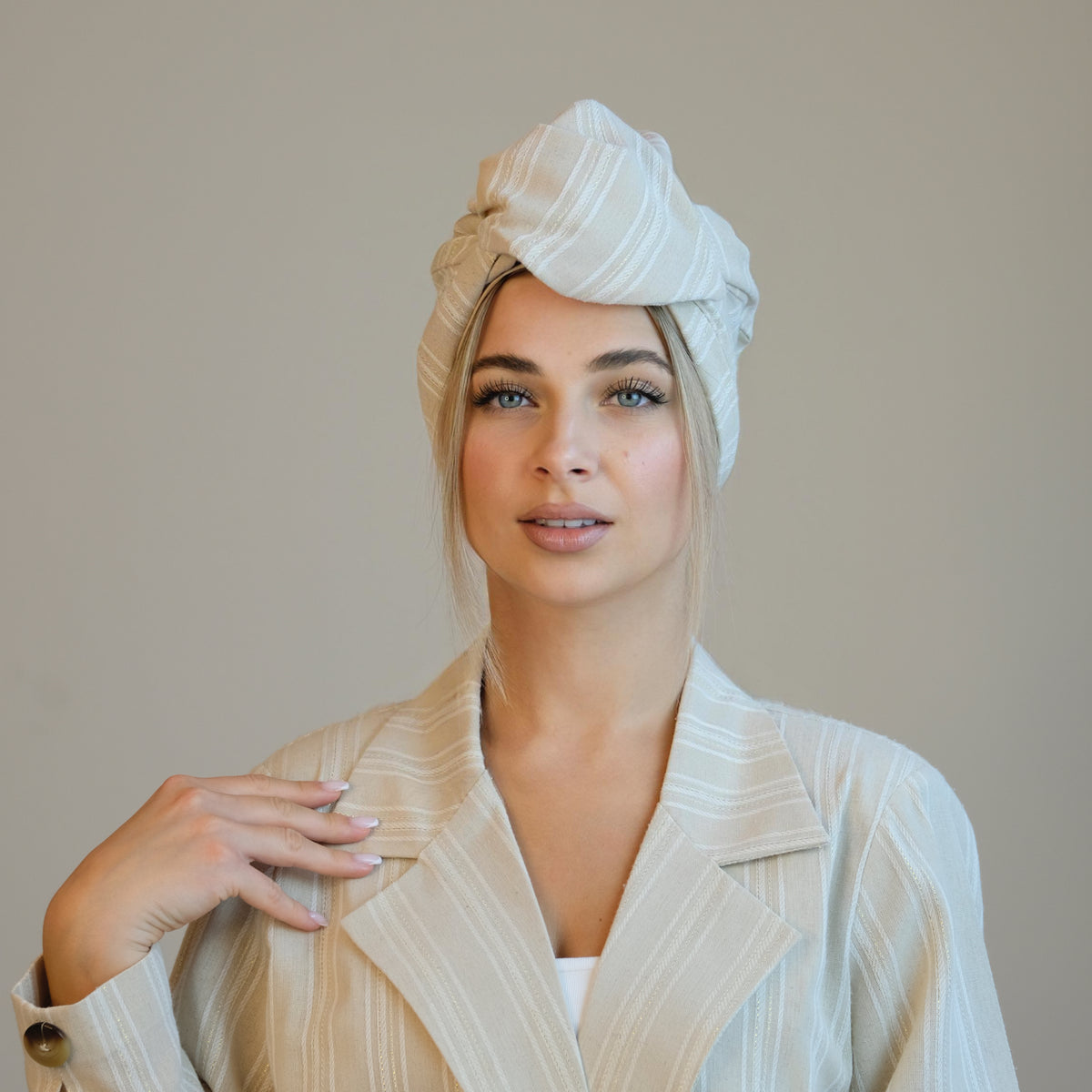 Linen Aura-Turban