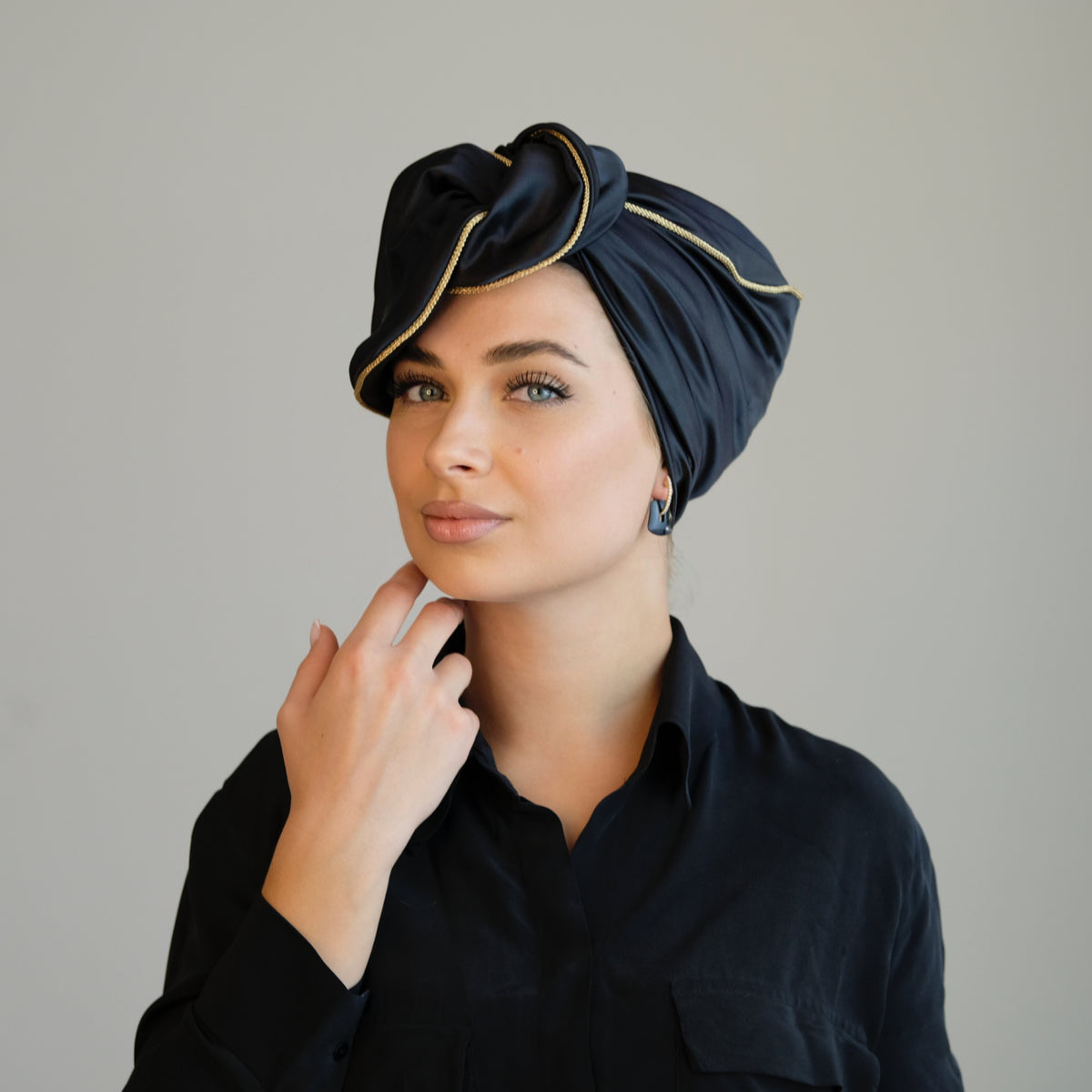 Midnight Glamour-Turban