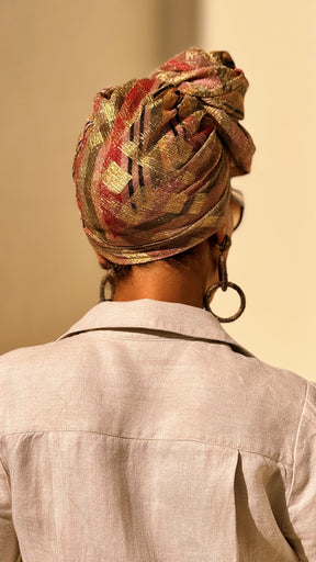 Rose Gold Headscarf-Turban