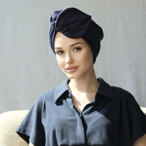 Blue Suede-Turban