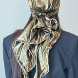 Silken Gold Headscarf-Turban