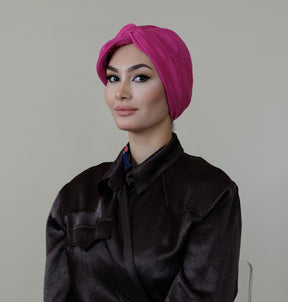 Jihan Fuschia Pink-Turban
