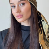 Silken Gold Headscarf-Turban