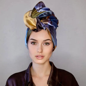 Mona Blue-Turban